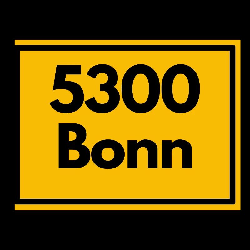 ANCIEN CODE POSTAL RETRO 5300 BONN - RHEIN SIEG