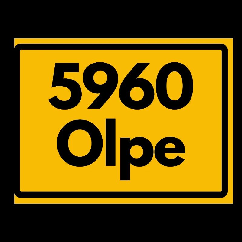 ALTE POSTLEITZAHL PLZ RETRO 5960 OLPE