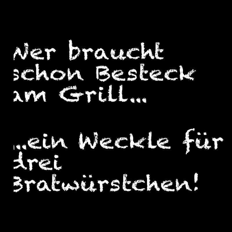 Grill-Spruch Bratwürstchen