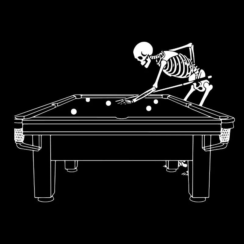Skeleton Plays Snooker