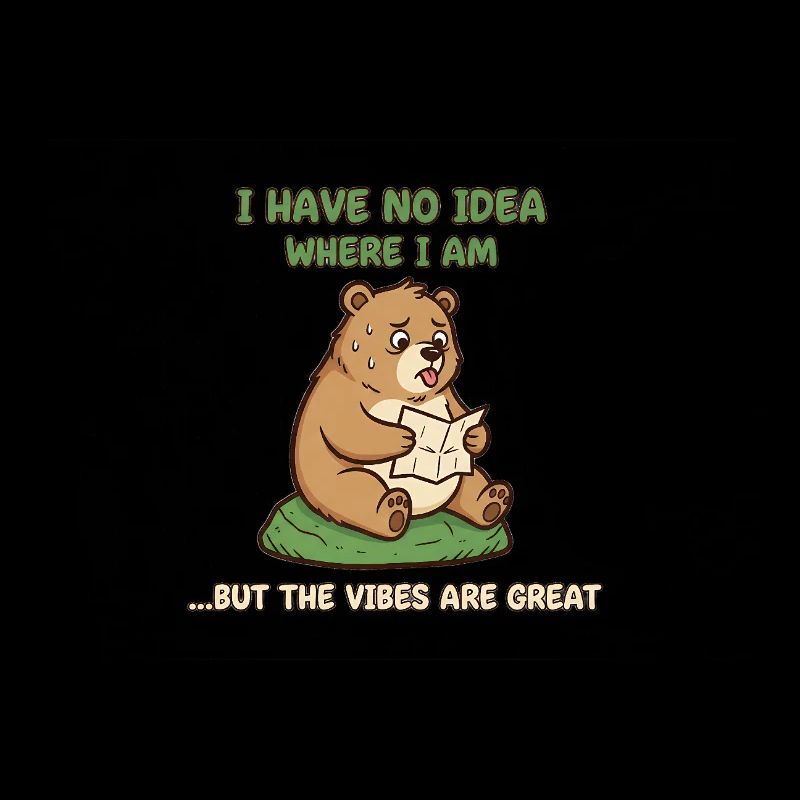 Lost Bear Vibes Reading Map