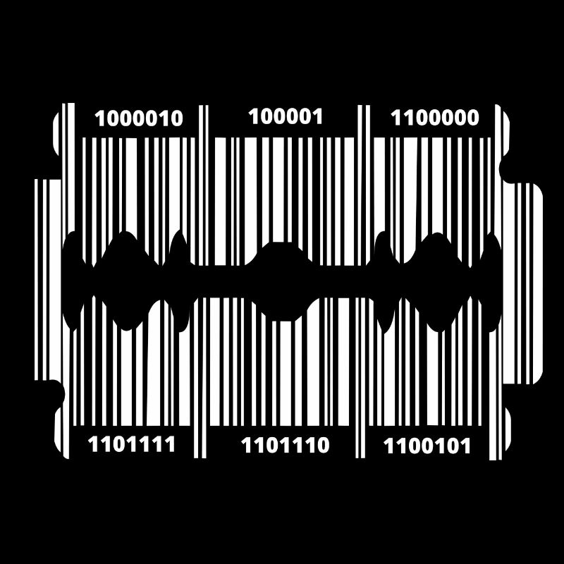 Lame de rasoir avec code