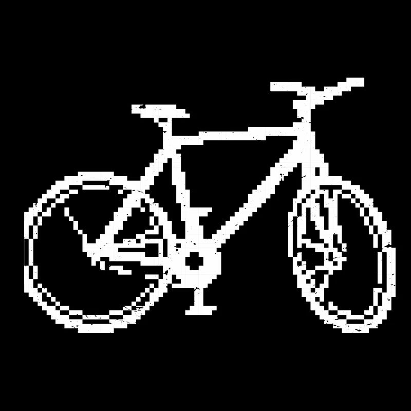 Retro Bicycle Line Art Design