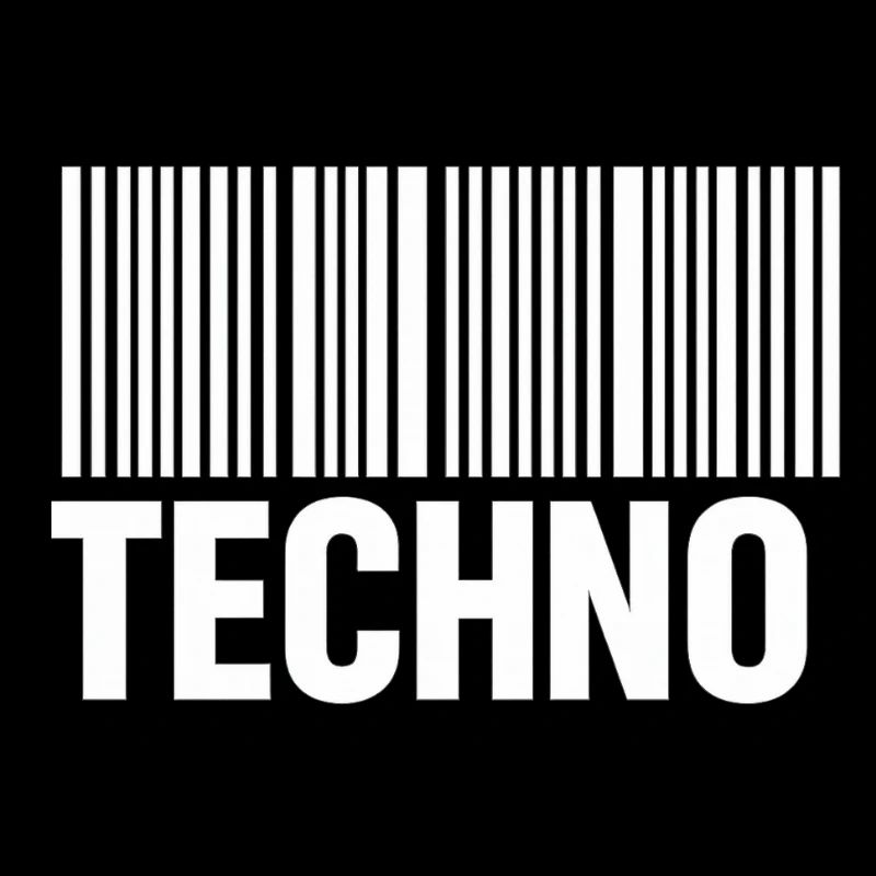Techno Barcode Muster