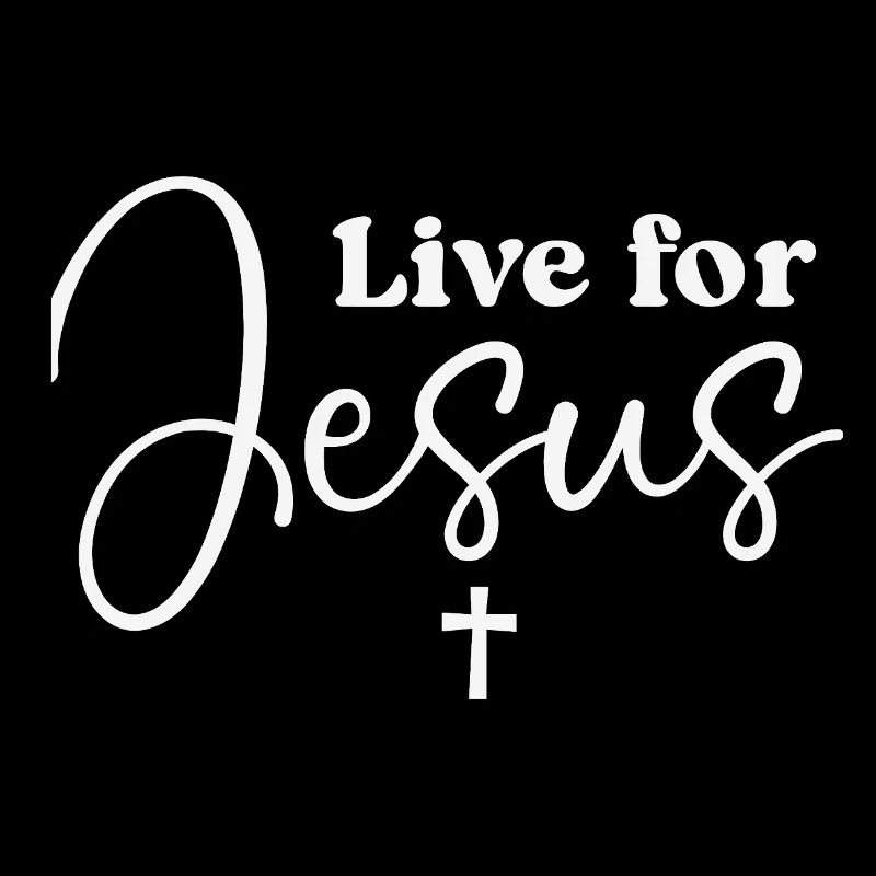 Typographie du script Live for Jesus