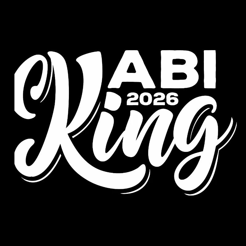 Abi King 2026 - Abitur - Spruch