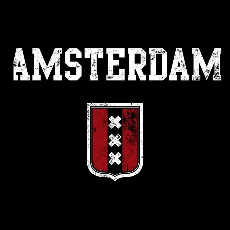 Amsterdam Crest Shield Motif
