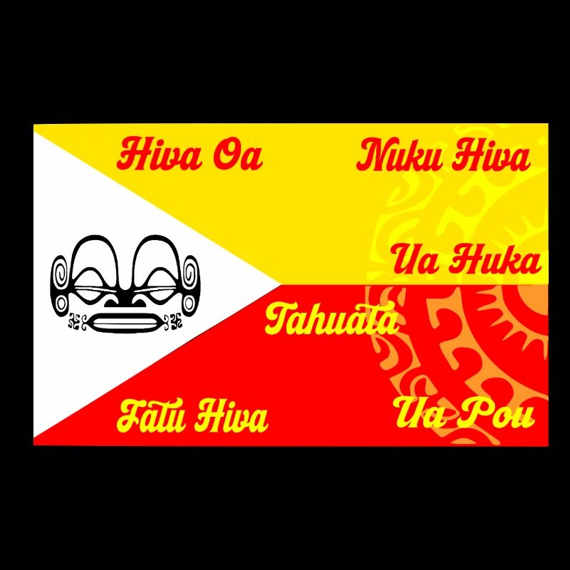 Marquesan Flag - Personalized