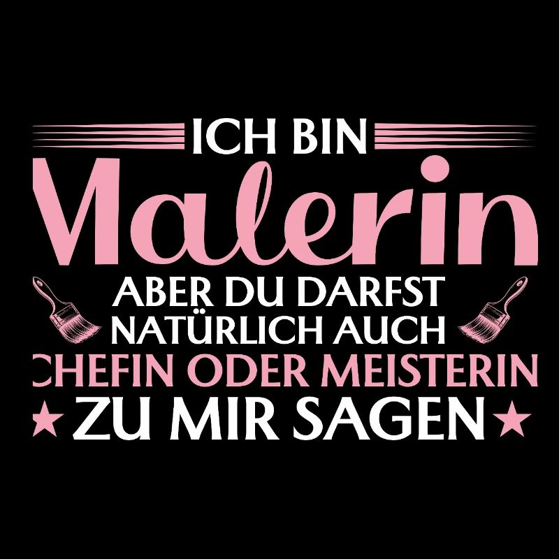 Handwerkerin Chefin oder Meisterin - Malerin