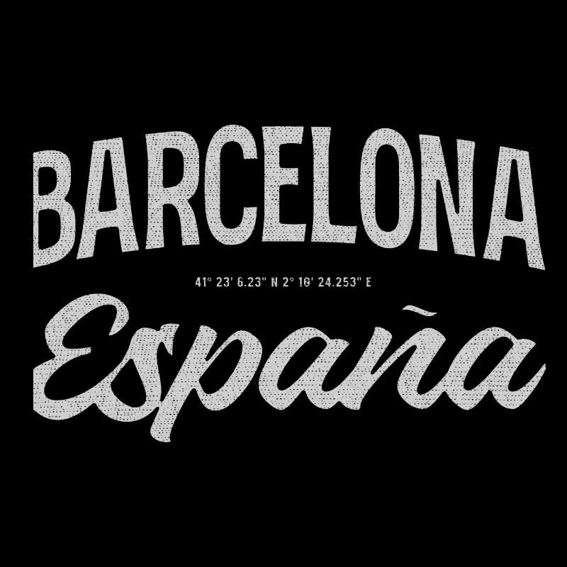Barcelona Espana Script Design