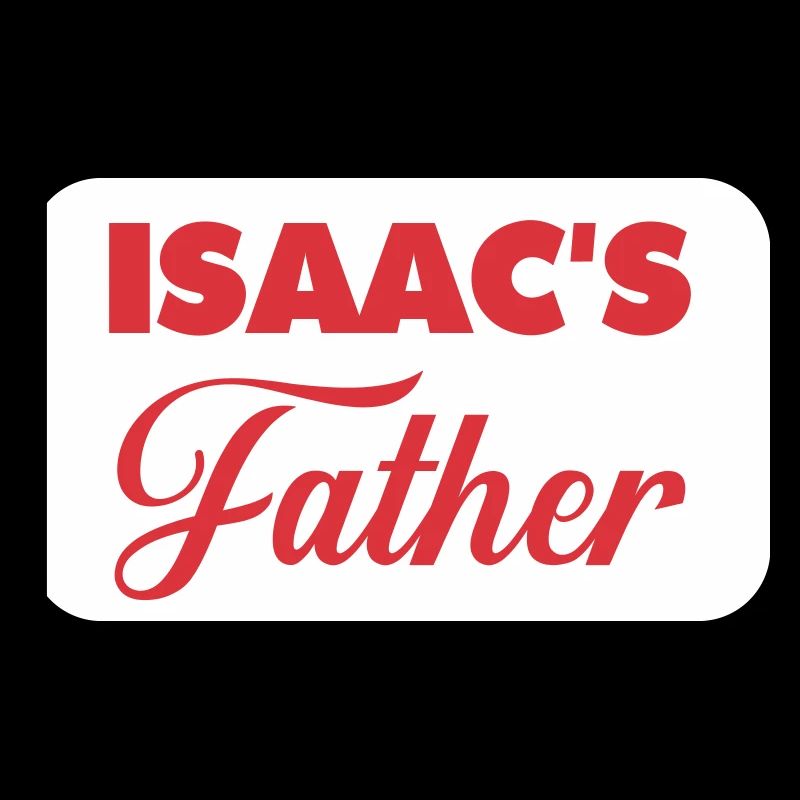 Conception de célébration du père d’Isaac