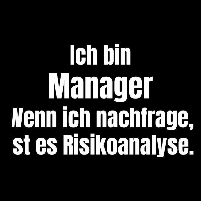 Ich bin Manager Risikoanalyse