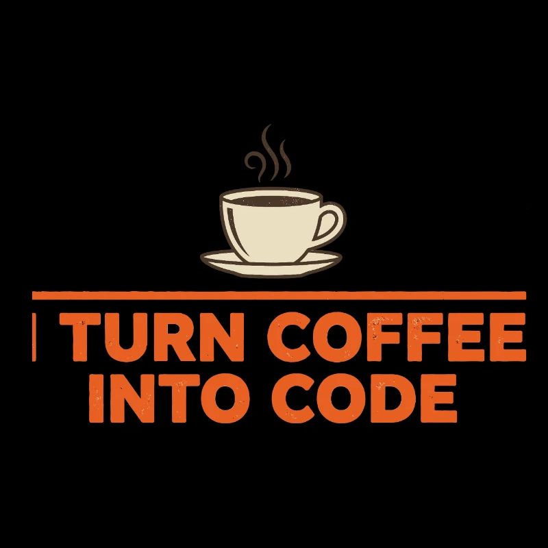 I Turn Coffee Into Code – Programmierer Retro