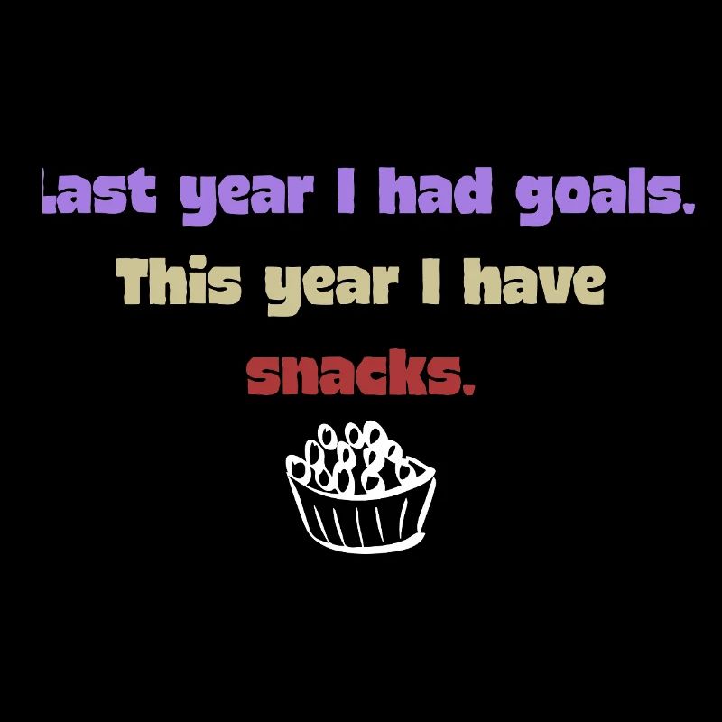 Lustiger Neujahrsspruch - Snack