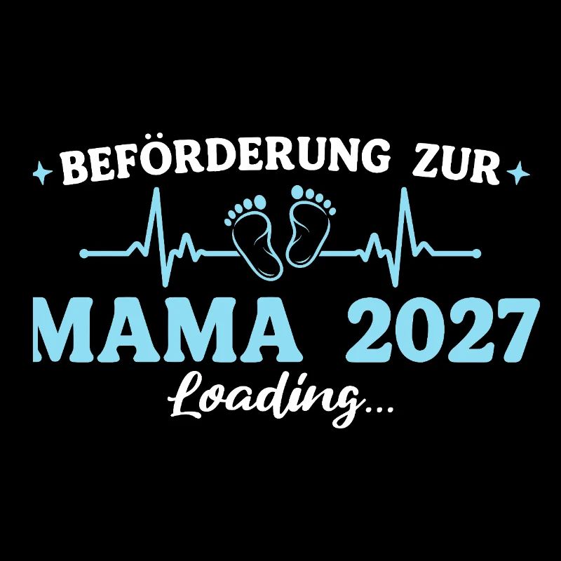 Mama 2027 Beförderung zur Mutter Geschenk