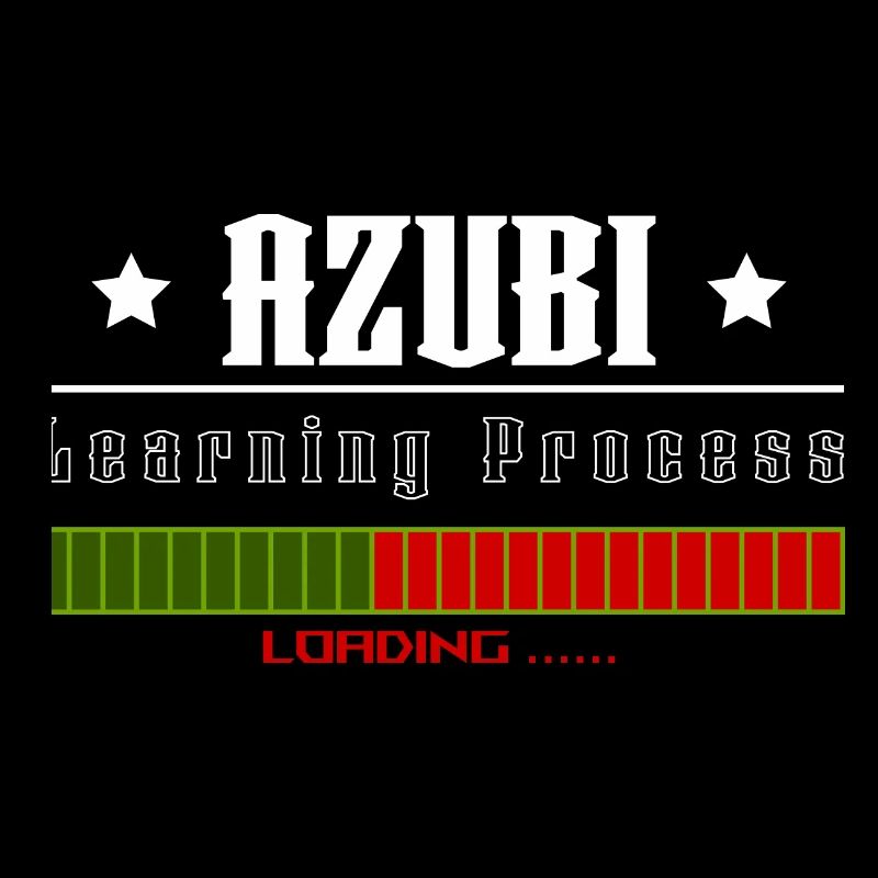 AZUBI learning process loading tshirt