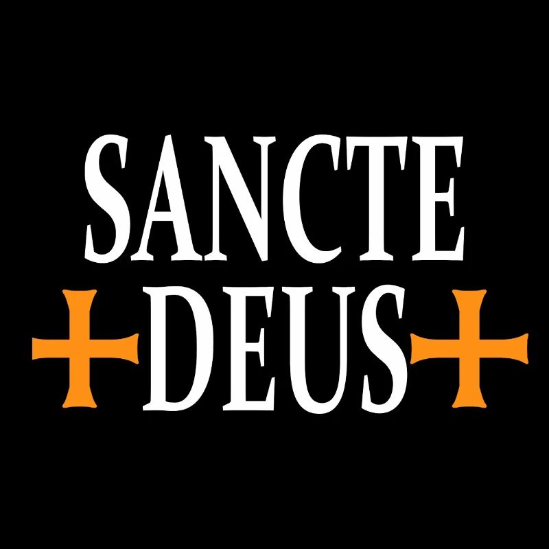 Croix Sancte Deus Conception Religieuse