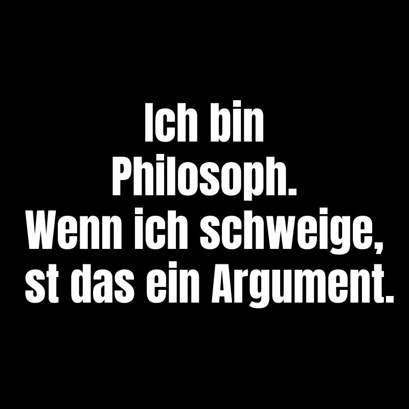 Philosophisches Schweigen als Argument