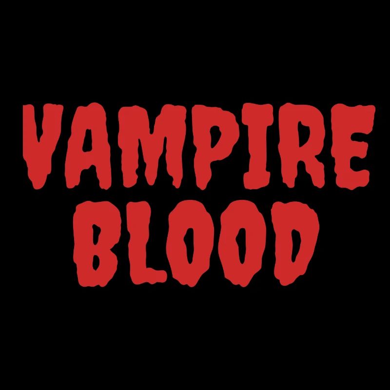 Vampirblut Horror Typografie Design