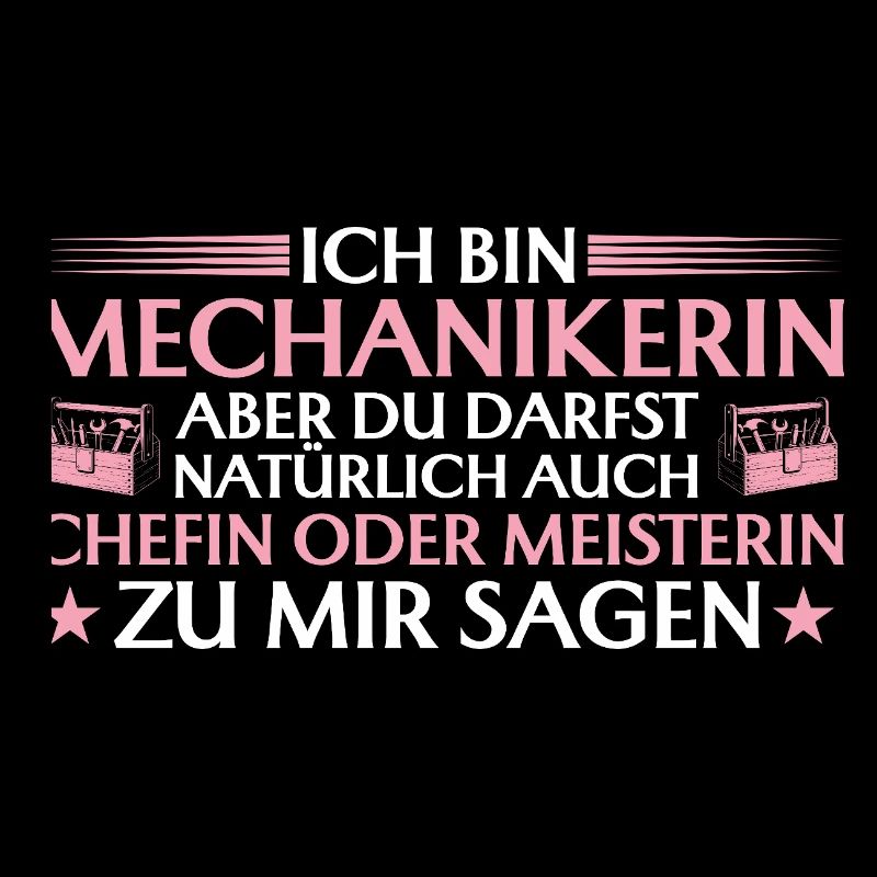 Handwerkerin Chefin oder Meisterin - Mechanikerin