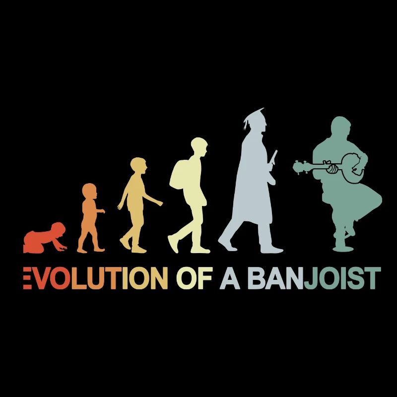 Banjospieler Evolution