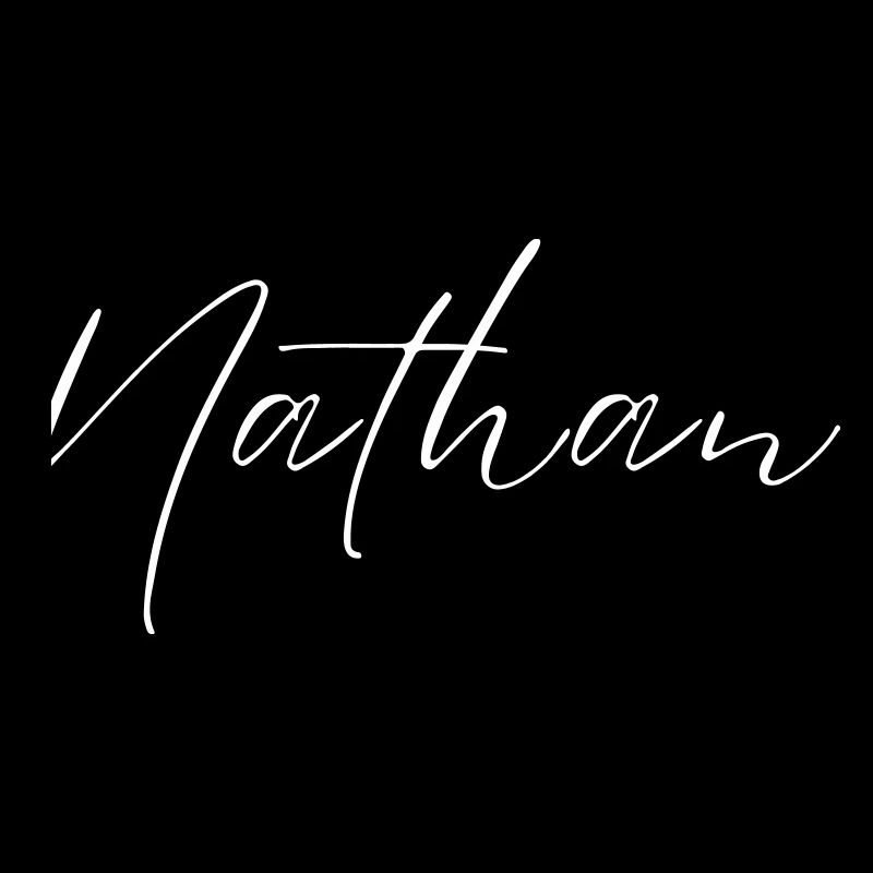 Nathan Name T-Shirt Gift for Men