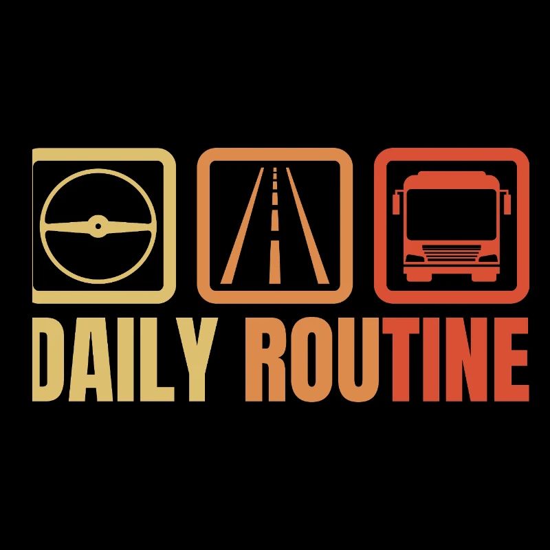 Routine quotidienne du chauffeur d’autobus