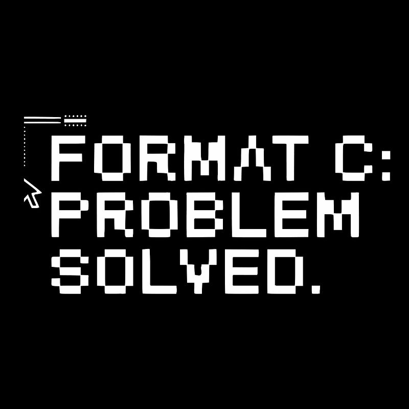 Format c: problem solved.