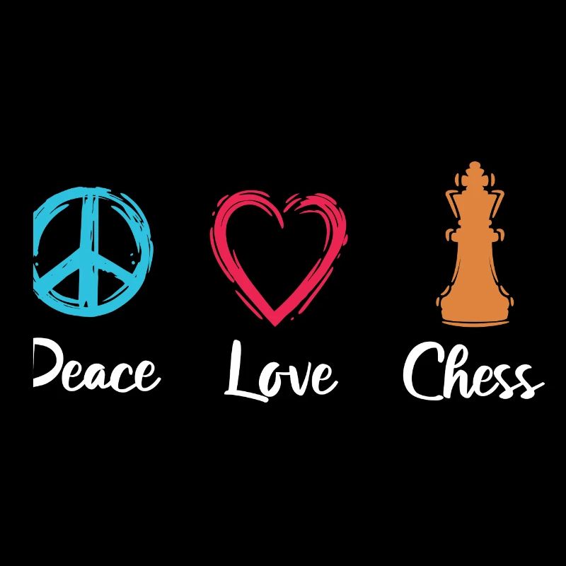 Frieden Liebe Schach