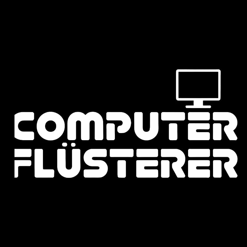 Computer Flüsterer Retro-Print
