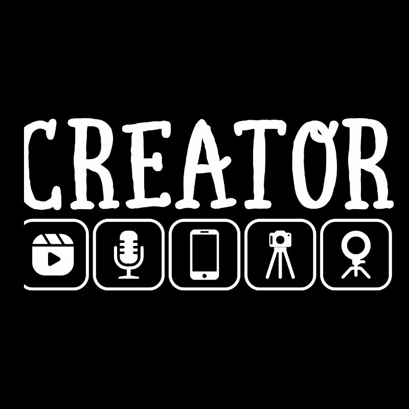 Content Creator Vlogger Online Streamer Influencer