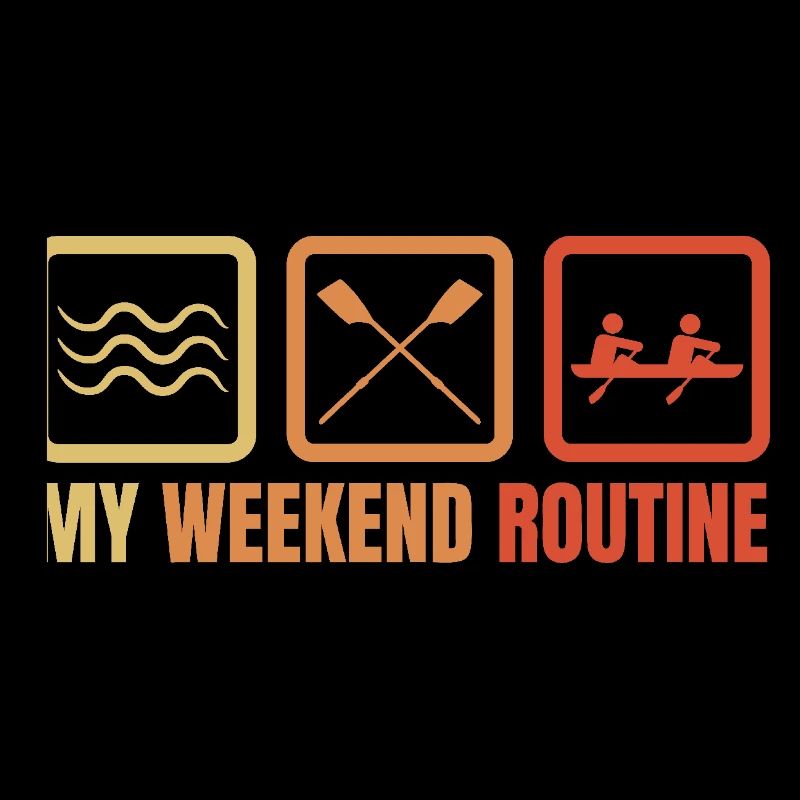 Ruderer Wochenendroutine