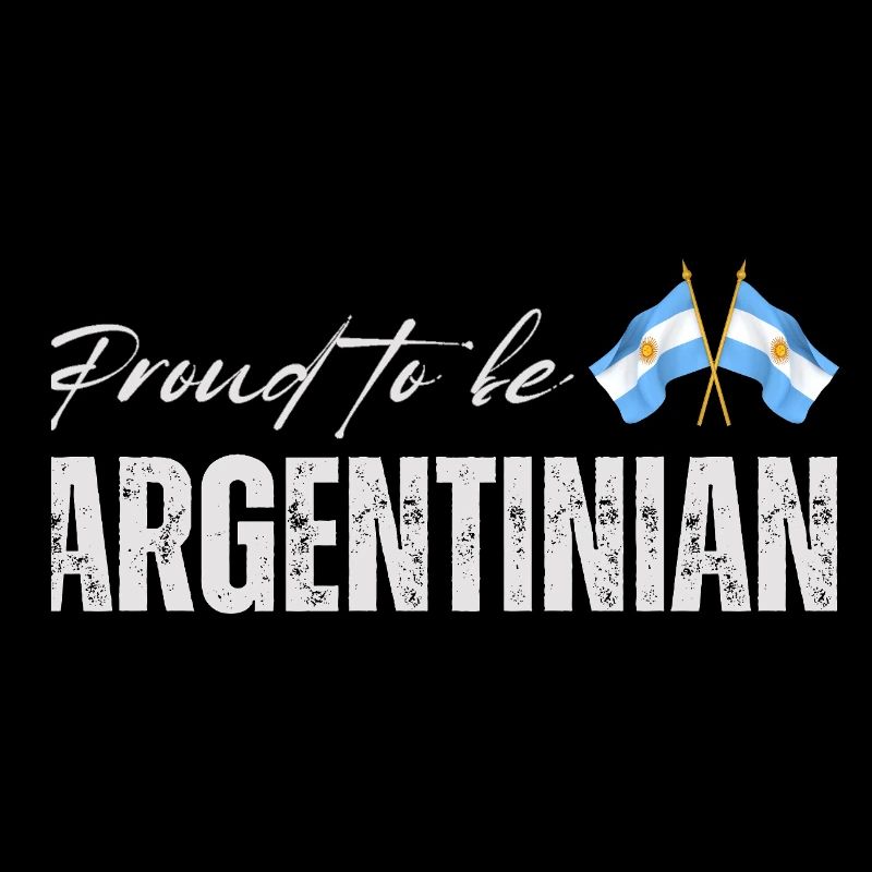 Stolzer Argentinier, ich liebe Argentinien