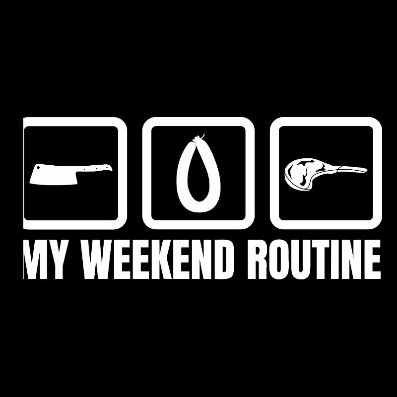 Routine du week-end chez le boucher