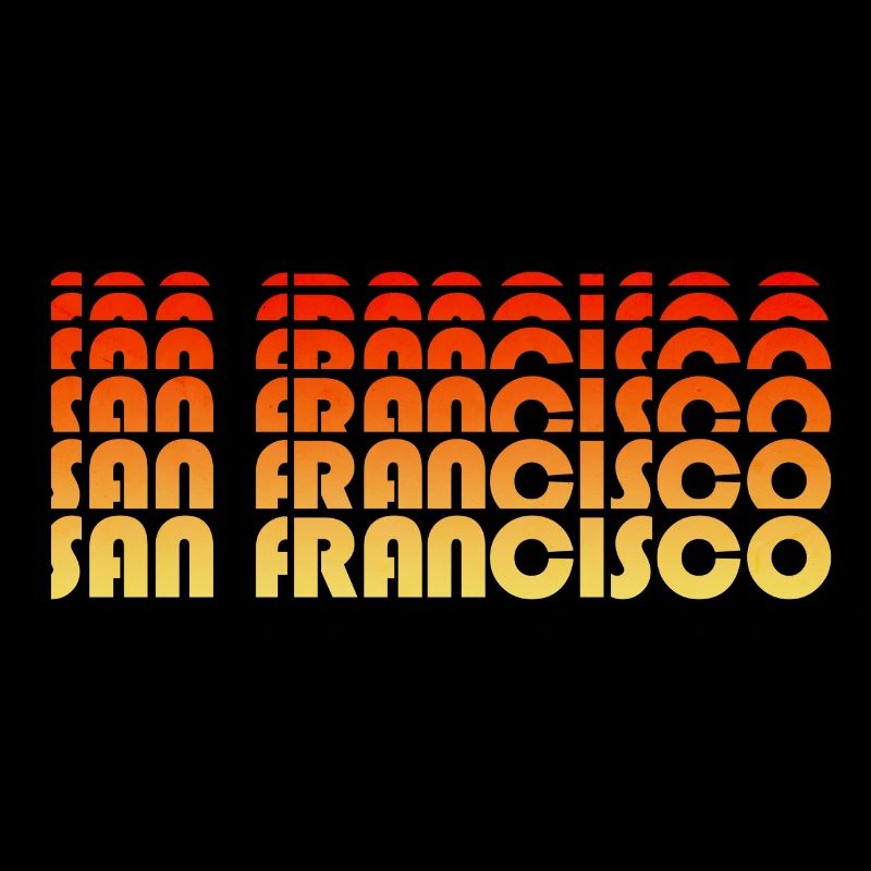 Coucher de soleil en pente de San Francisco