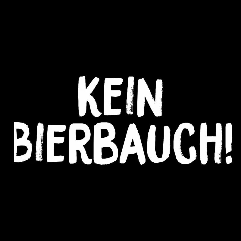 Pas de ventre de bière (lettres blanches)