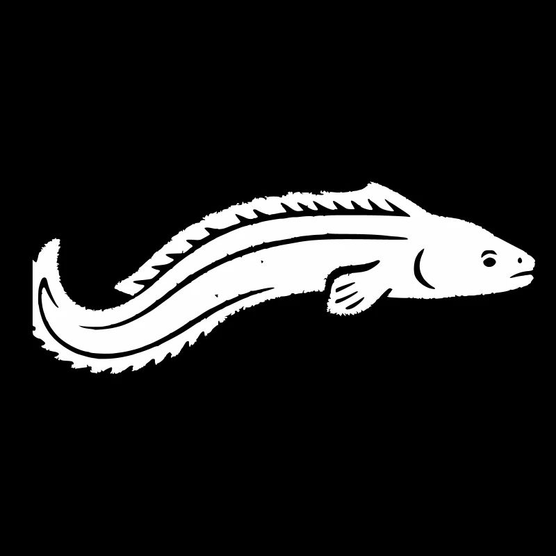 Eel Fish Predatory Fish Angler Vector