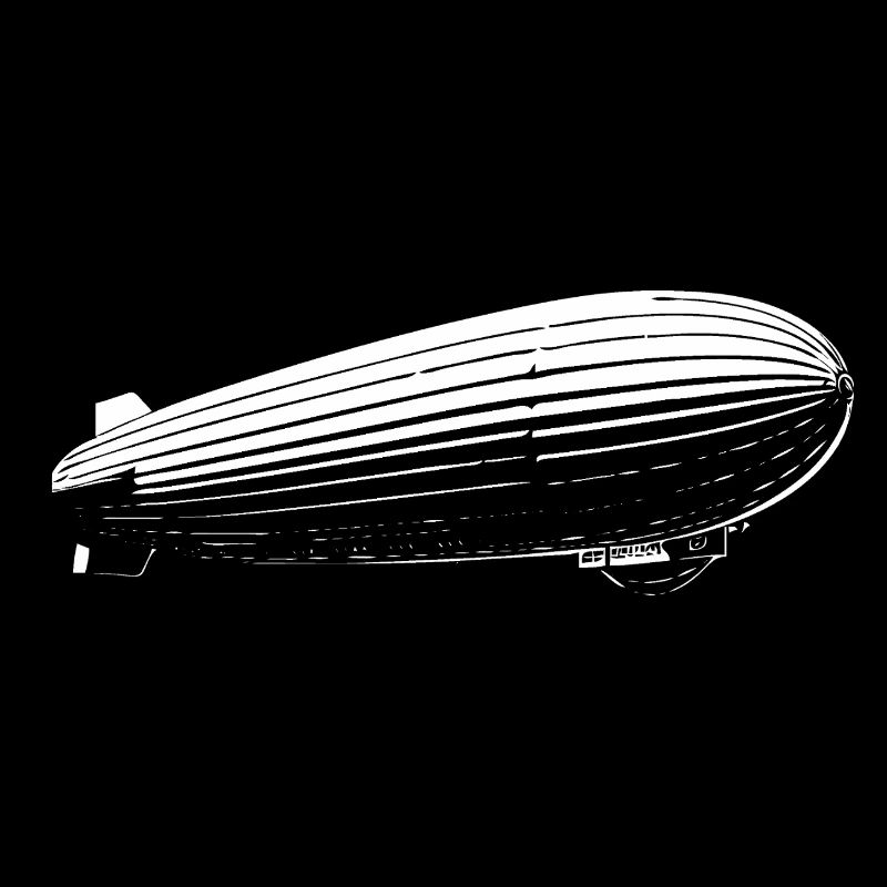 Cooles Zeppelin Design – Vintage Luftfahrt