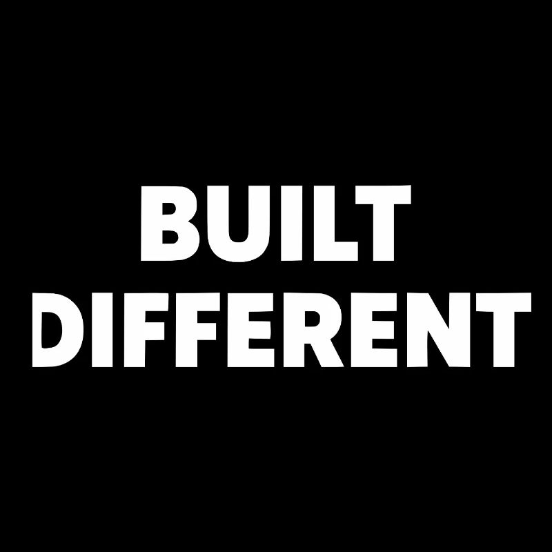 Construit différemment – Typographie audacieuse