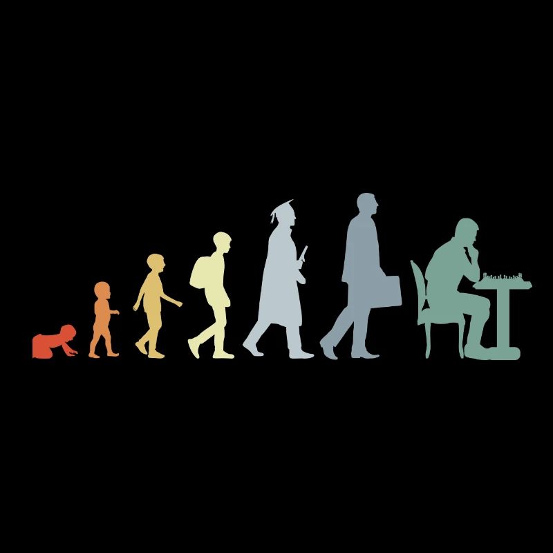 Vintage Schach Evolution