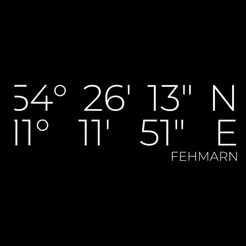 Coordinates Fehmarn