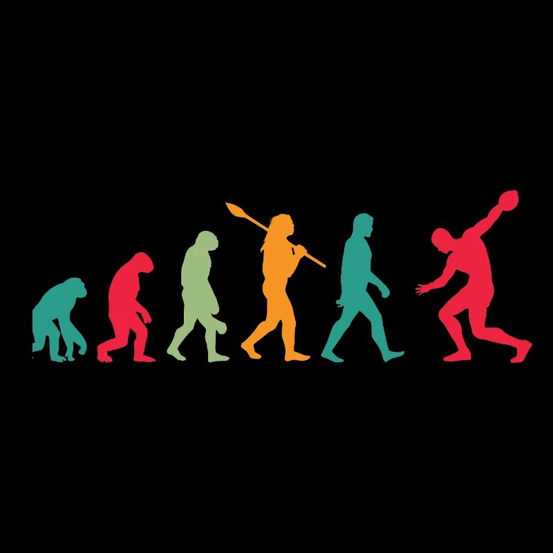 Diskuswerfen Diskuswerfer Evolution Diskus