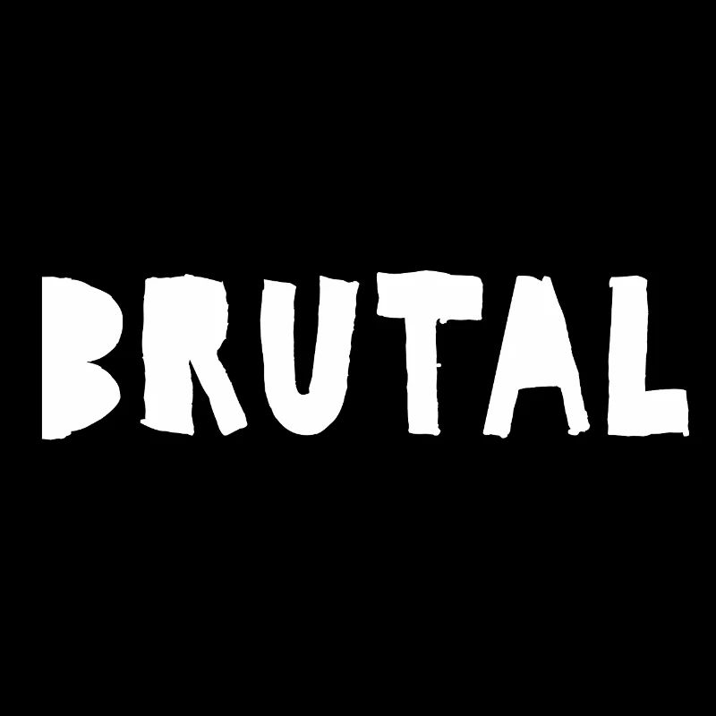 Conception brutale du logo Daged Bold
