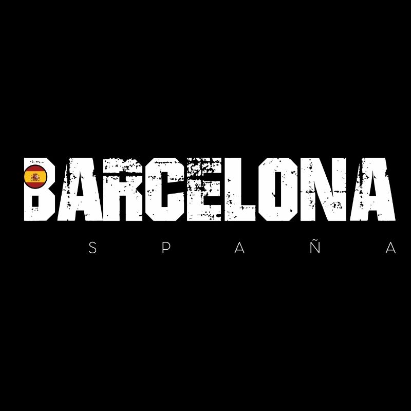 Barcelona Bold Distressed Typ