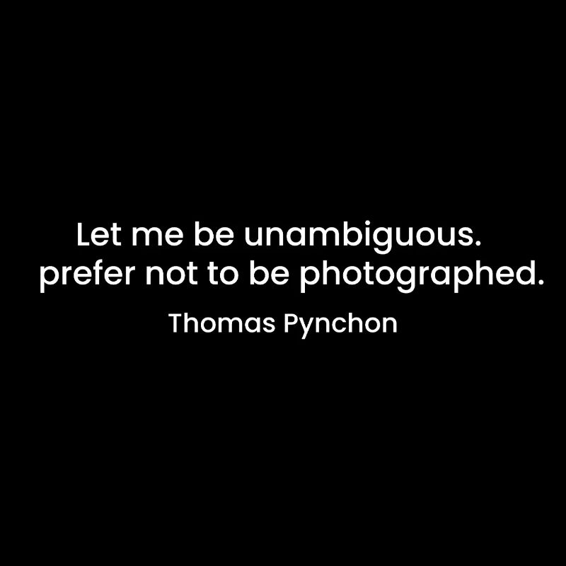 Zitat von Thomas Pynchon