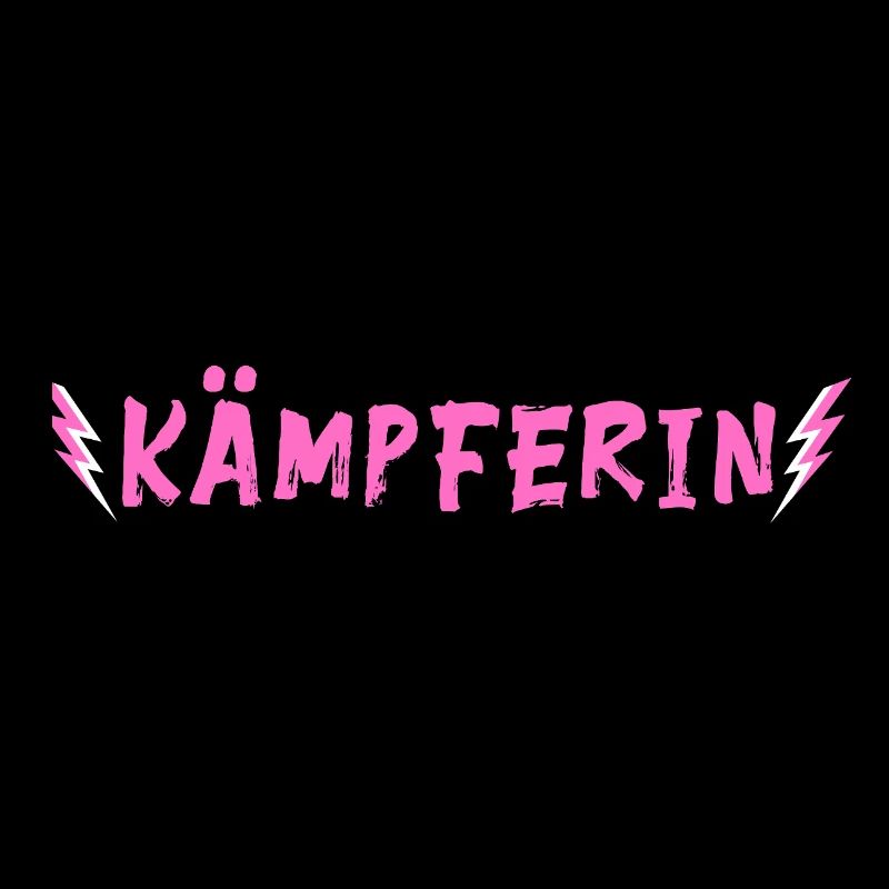 Fighter - neon pink - you can do it!