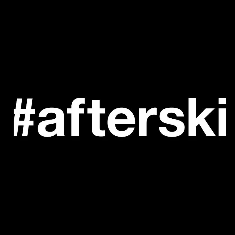 AFTER SKI Hashtag
