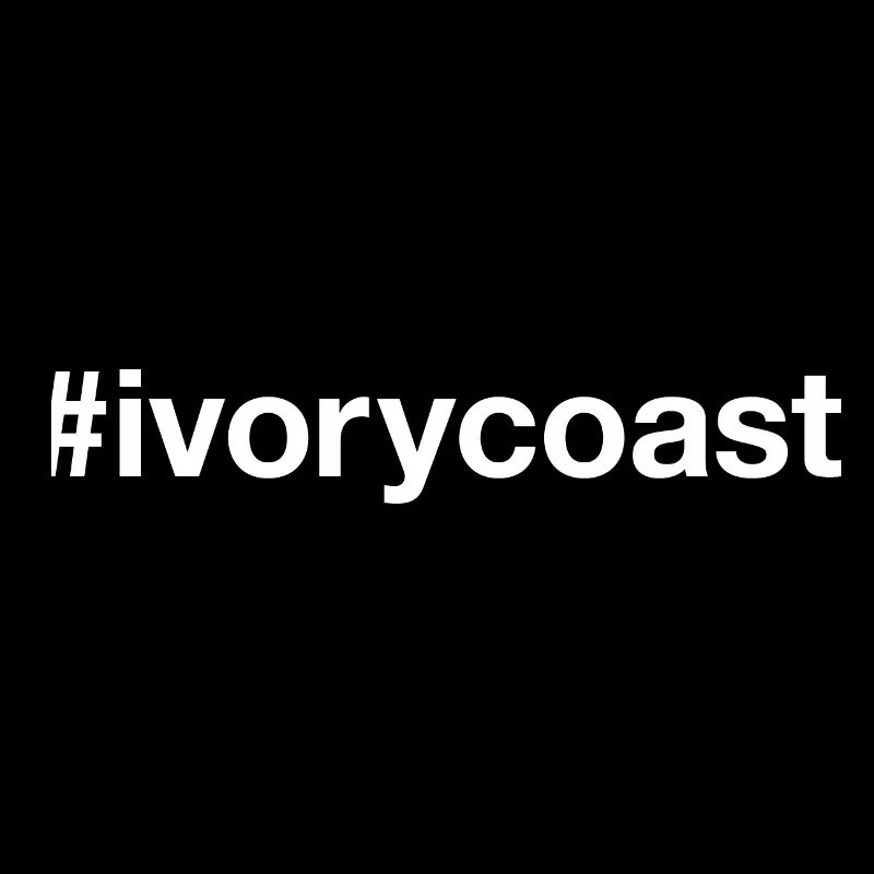 IVORY COAST Hashtag Elfenbeinküste