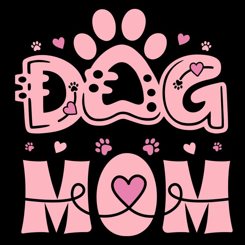 Monogramme Minimal DOG MOM