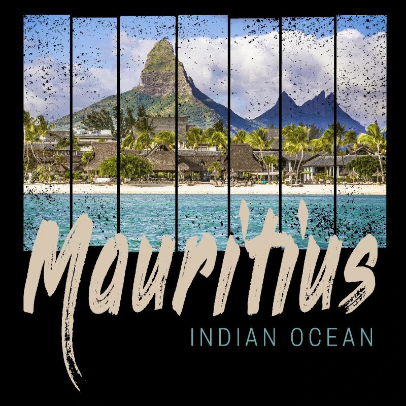 Souvenir de l’île Maurice sur la plage de l’océan Indien